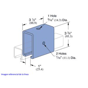 SOPORTE PERFIL TROLE P-1834A EG 339907736 Unistrut