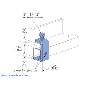 ABRAZ VIGA PARALELA P-1271S EG 339907636 Unistrut