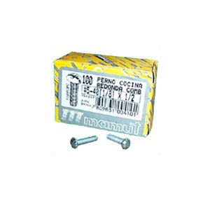PERNO COCINA 1/8x1/2 C/COMB 104 PCRC x100 UNID 31800565 Mamut