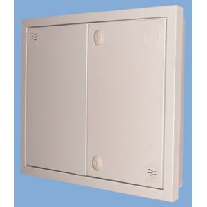 CAJA DE TERMINACION RED METALICA PARA PAREES MENOR ESPESOR  500x600x60mm (PAU) SAIME SG 25060805 Saime