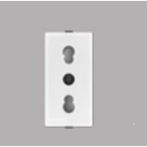 HEMBRA MOD SINTHESI BIPASO MAGNESIO 10/16A 250V 2P+T S44 443114102 Sinthesi