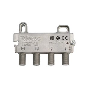 DERIVADOR 5-2400MHZ F 2D 15DB INTERIOR ZAMAK 519323146 Televes