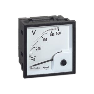 VOLTIMETRO ANALOGO 0-500V. 1466104 Legrand