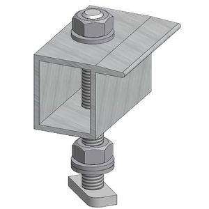 FIJACION FINAL END CLAMP TORNILLO OCULTO, COMPLETA. 2089308128 Alusin Solar
