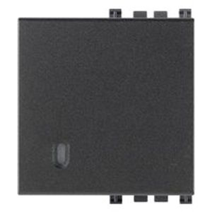 TECLA INTERCAMBIABLE 2 MODULOS. ILUMINABLE. GRIS 1902276 Vimar