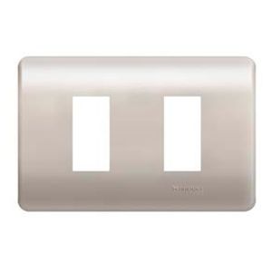 PLACA GENESIS 2 MODULOS CON SOPORTE, MILLON 7712263 Schneider Electric