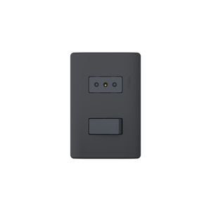 INT 9/12 + ENCH 2P+T 10A GENES BLACK ARM 6993663 Schneider Electric