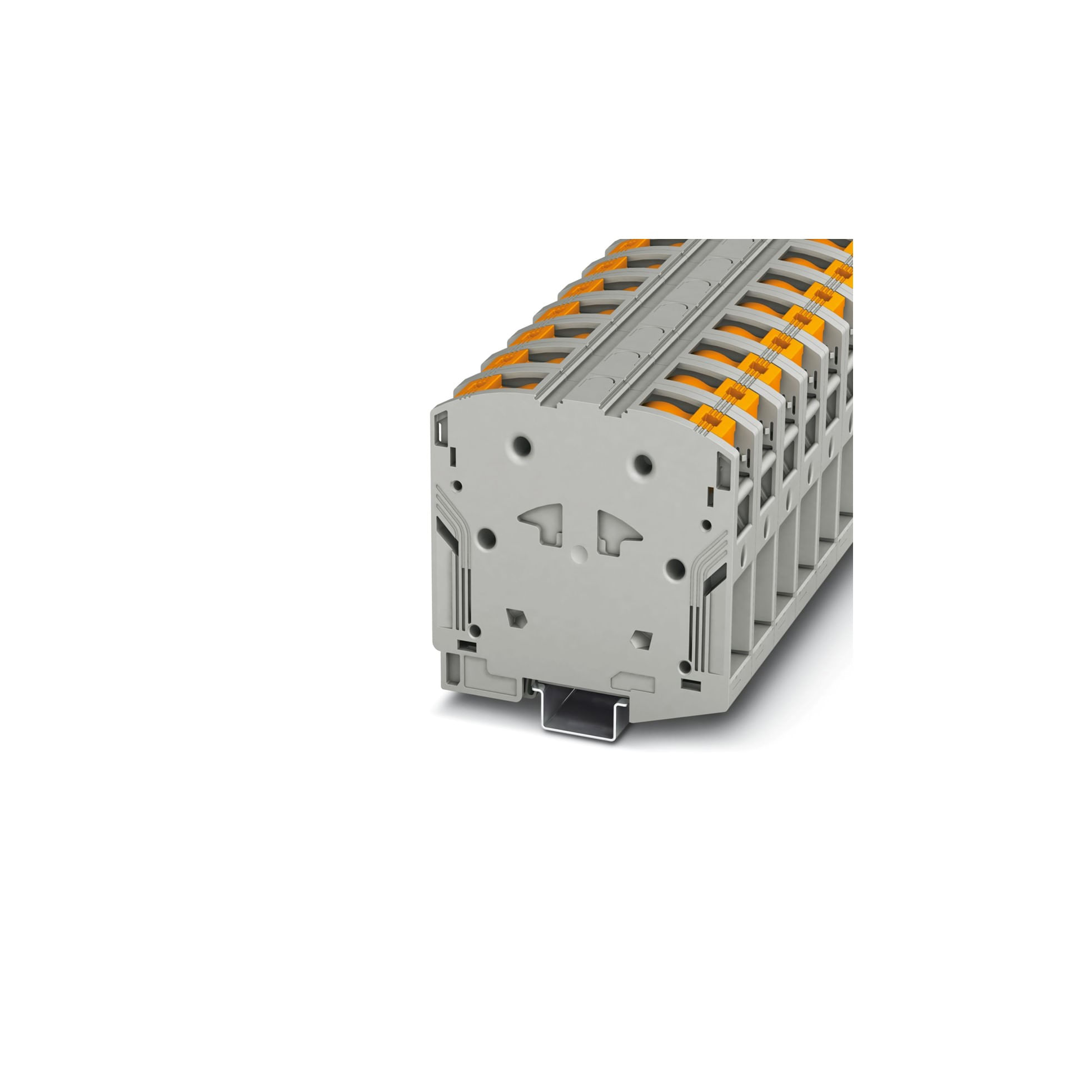 BORNE CORRIENTE 1000 V 232 A 2 CONEXIONES COLOR GRIS