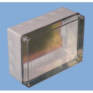 CAJA DERIVACION PLASTICA 187 x 262 x 105 mm TAPA TRANSPARENTE,  art.2072 SAIME SG 11207205 Saime