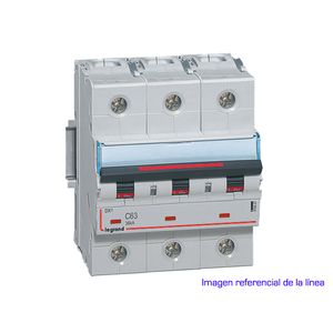 INTERRUPTOR  MAGNETOTERMICO DX3 36KA CURVA C TRIPOLAR 41002604 Legrand