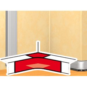 ANGULO INTERIOR DLP ALUMINIO 150 X 50 MM 1122704 Legrand