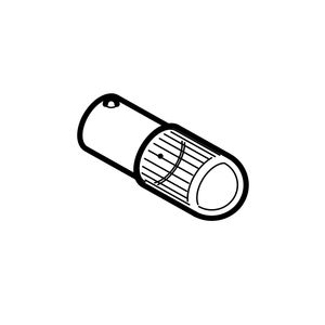 AMPOLLETA NEON PLASTICA, BA9s, 220 A 250VcA, 10x28mm 2457272 Lovato