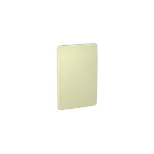 PLACA MODULAR ORION CIEGA ALUMINIO, AURORA GOLD 3310064503 Schneider Electric