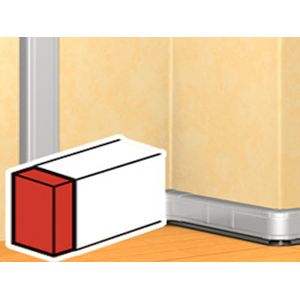 TAPA FINAL DLP/ALUMINIO 105x50mm 1115804 Legrand