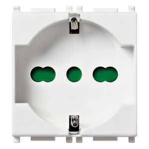 TOMA SCHUKO 2PUESTOS PLANA 1421076 Vimar