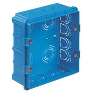 CAJA EMPOTRABLE RECTANGULAR 8 MODULOS (GLOW WIRE 650 gC). PARA MAMPOSTERIA 7131876 Vimar