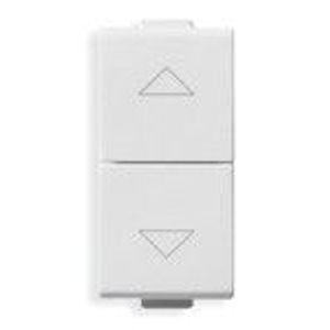 CONMUTADOR 2P 10 AX 250 V(6 BORNES). DOS TECLAS. BLANCO. 906076 Vimar