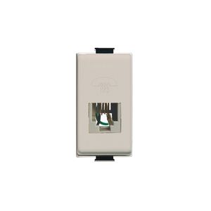 CONECTOR TELEFONICO RJ11 Mï¿½TIX COLOR BEIGE 59825802 Bticino