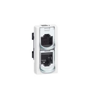TOMAS DOBLES RJ 45 TELEFONO/ETHERNET MOSAIC 8 CONTACTOS. 7653604 Legrand