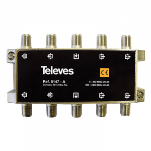 DERIVADOR 5-2400MHZ F 8D 20DB INTERIOR ( 5147146 Televes