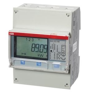 MEDIDOR TRIFASICO DIRECTO 65A MODBUS RTU B23 212-100 10016685 ABB