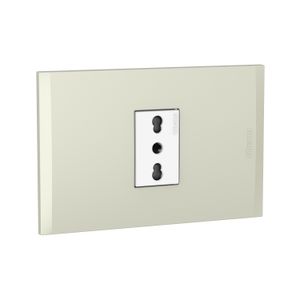 TOMA 10A/16A BLANCO PL1P PERLA 2180E1BNA02 Bticino