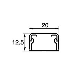 TAPA DE EXTREMO-DLP MARRON 20 X 12,5 MM 3123504 Legrand