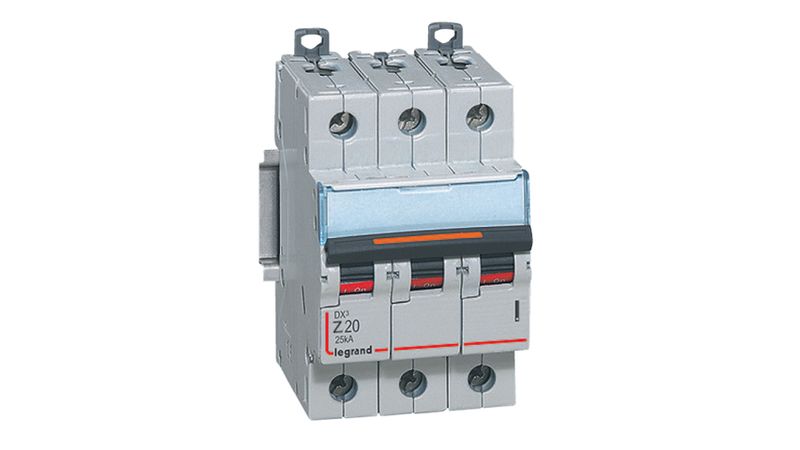 INTERRUPTOR MAGNETOTERMICO DX3 25 KA CURVA Z TRIPOLAR