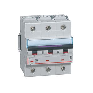 INTERRUPTOR MAGNETOTERMICO DX3 50KA CURVA D TRIPOLAR 41021404 Legrand