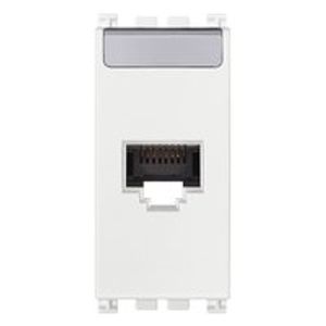 TOMA RJ45 CON CONECTOR NETSAFE. CAT. 6. NO BLINDADA. CABLEADO UNIVERSAL T568A/B 19339135476 Vimar