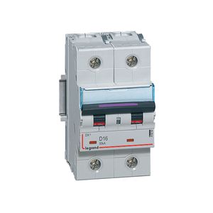 INTERRUPTOR MAGNETOTERMICO 2X16A  DX3 D-50KA 41020004 Legrand