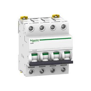 INTERRUPTOR TERMOMAGNETICO ACTI 9 IC60H, 4P, 4A, CURVA D, 15KA 8540459 Schneider Electric