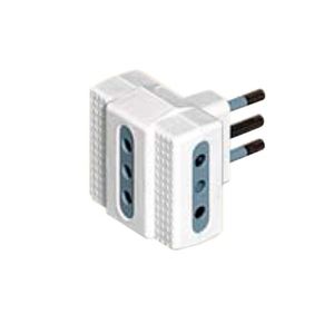 TRIPLE 2P+T EN LINEA 10A BCO. 3603102 Bticino