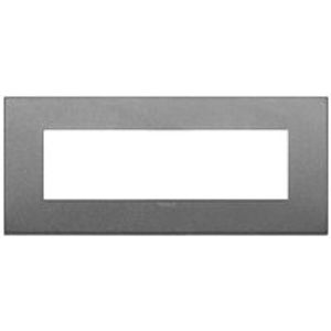 PLACA CLASSIC 7 MODULOS. METAL. PIZARRA MATE 196570276 Vimar