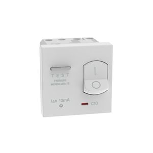 INT DIF MATIXGO 1P+N 10A 10mA RCBO BL 43055402 Bticino