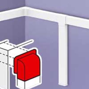 PASO DE ESQUINA DE PARED DLP PARA FLUIDOS 40 X 70 MM 61126904 Legrand