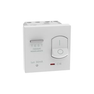 INT DIF MATIXGO 1P+N 16A 10mA RCBO BL 430554102 Bticino