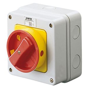 INT ROTATORIO S/P 4P   40A  IP65 M/ROJA 70443103 Gewiss