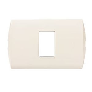PLACA 1 MODULO MODUS STYLE COLOR MARFIL 97243102 Bticino