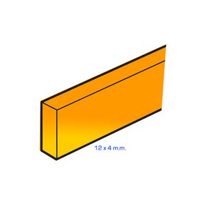 BARRA CU LLENA 1MTX12x4mm    37349 3734904 Legrand