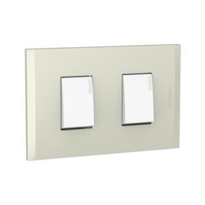 INTERRUPTOR DOBLE 10AX BLANCO PL1+1P PER 2200EBNA02 Bticino