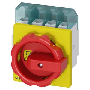 SENTRON, INTERRUPTOR-SECCIONADOR 3LD, PULSADOR DE PARADA DE EMERGENCIA 4 POLOS, IU 32 A 43020061 Siemens