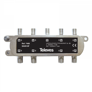 REPARTIDOR 5-2400MHZ F 8D 12/15DB INTERI 7406146 Televes