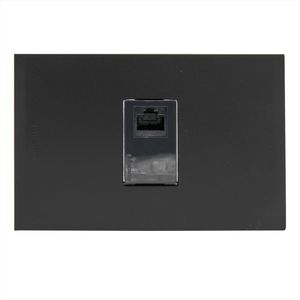 TOMA RJ45 CATEGORIA 6 ANTRACITA PL1P BLA 2079E1ANG02 Bticino