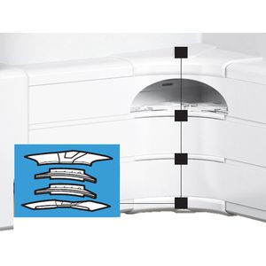 ANGULO INTERNO  DLP SNAP ON   50 X 180 MM 7562604 Legrand