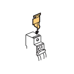 ACCESORIO DX3 CUBRETORNILLOS PRECINTABLE 40630404 Legrand