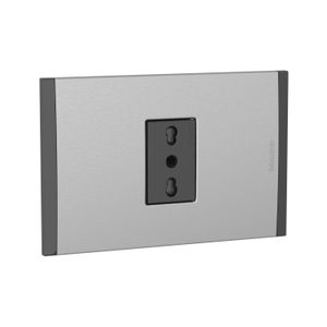 TOMA 10/16A ANTRACITA PL1P METAL TITANIO 2180E1AMT02 Bticino
