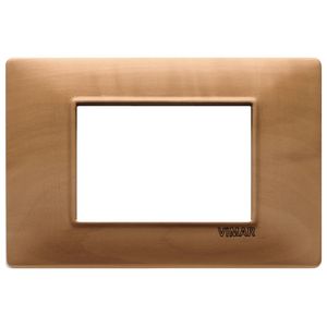 PLACA 3 MODULOS. TECNOPOLIMERO. 146536276 Vimar