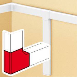 ANGULO PLANO - DLP LIBRE DE  HALOGENO  40 X 60  MM 63731304 Legrand