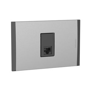 TOMA RJ45 CATEGORIA 6 ANTRACITA PL1P MET 2079E1AMT02 Bticino